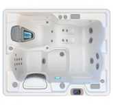 HotSpring Highlife Jetsetter LX | 2.13cm x 1.65cm x 0.84cm h | Seats 3 - The Spa Shop